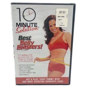 10 Minute Solution: Best Belly Blasters DVD – Anchor Bay 2011, Sealed New
